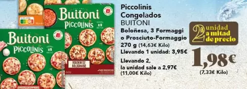 Buitoni - Piccolinis Congelados