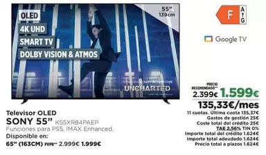 Sony - Televisor Oled