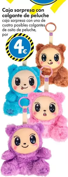 Caja Sorpresa Con Colgante De Peluche