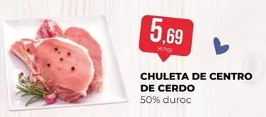 duroc - Chuleta De Centro De Cerdo