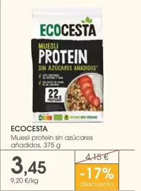 Ecocesta - Muesli Protein Sin Azucares Anadidos