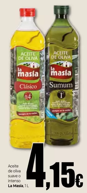 La Masía - Aceite De Oliva Suave O Intenso