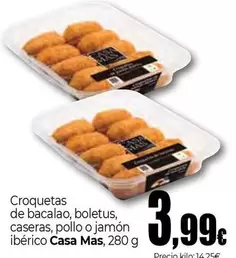 Casa Mas - Croquetas De Bacalao, Boletus, Caseras, Pollo O Jamón Ibérico