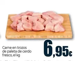 Carne En Trozos De Paleta De Cerdo Fresco