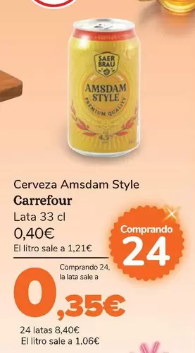 carrefour - Cerveza Smsdam Style