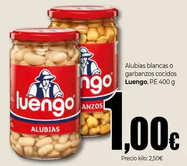 Luengo - Alubias Blancas O Garbanzos Cocidos
