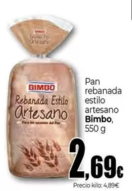 Bimbo - Pan Rebanada Estilo Artesano