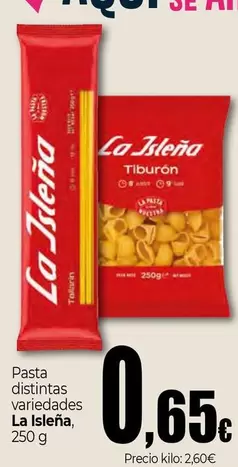 La Isleña - Pasta Distintas Variedades