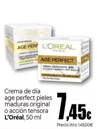 L'Oréal - Crema De Día Age Perfect Pieles Maduras Original O Acción Tensora