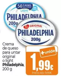 Philadelphia - Crema De Queso Para Untar Original O Light