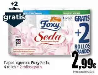 Foxy - Papel Higiénico Seda