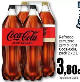 Coca-Cola - Refresco Zero, Zero Zero O Light