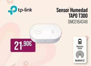 TP-LINK - Sensor Humedad Tapo T300 DM03164048