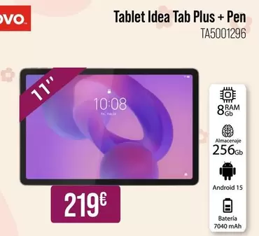 Lenovo - Tablet Idea Tab  + Pen