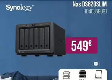 Synology - Nas DS620slim