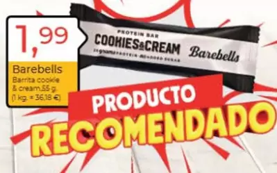 Barebells - Barrita Cookie & Cream