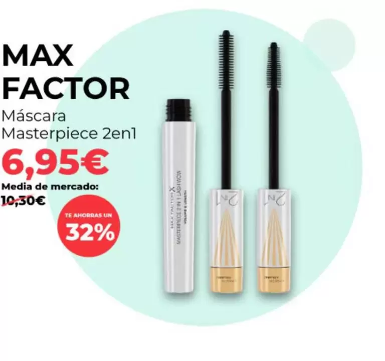 Max Factor - Máscara Masterpiece 2En1