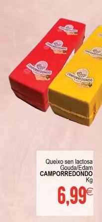 Camporredondo - Queixo Sen Lactosa Gouda/Edam