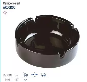 Arcoroc - Cenicero Red