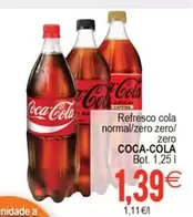 Coca-Cola - Refresco Cola Normal/ Zero/ Zero/ Zero
