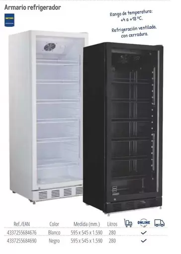 Blanco - Armario Refrigerador