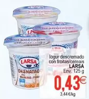 Larsa - Iogur Descremado Con Froitas/cereais
