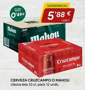 Cruzcampo/Mahou - Cerveza 