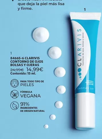 Cristian Lay - Clarvivis Contorno De Ojos Bolsas Y Ojeras 