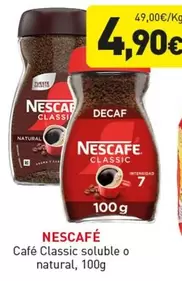 Nescafé - Café Classic Soluble O Natural