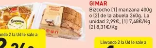 gimar - Bizcocho Manzana