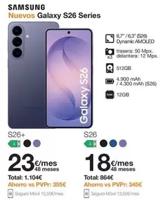 Samsung - Nuevos Galaxy S26 Series