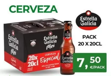 Estrella Galicia - Pack 20 X 20Cl