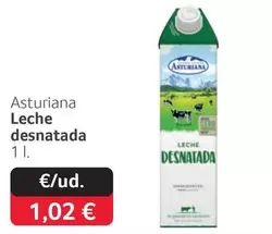 La Asturiana - Leche Desnatada