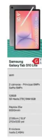 Samsung - Galaxy Tab S10 Lite