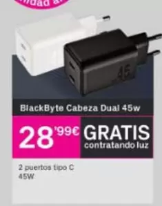 Blackbyte Cabeza Dual 45w