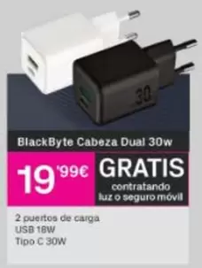 2 Puertos De Carga Usb