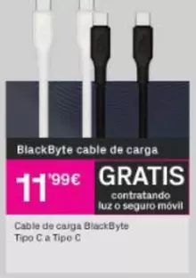 BlackByte Cable De Carga 