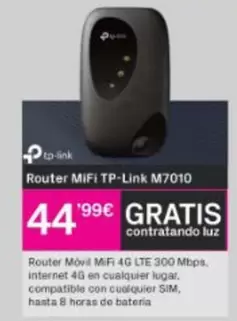 TP-LINK - Router Mifi Tp-link M7010