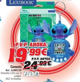 Lexibook - Consola Ref. JLMB10D