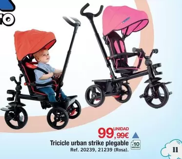 Molto - Tricicle Urban Strike Plegable