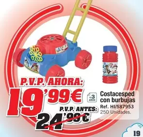 Costacesped Con Burbujas