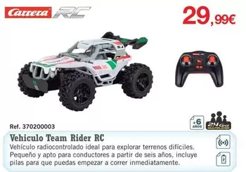 Carrera - Vehiculo Team Rider RC