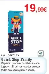 DRIM - Ref. LCQF01ES Quick Stop Family