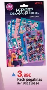 Kpop Demon Hunters Pack Pegatinas