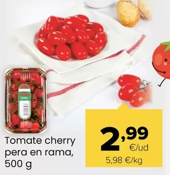 Tomate Cherry Pera En Rama
