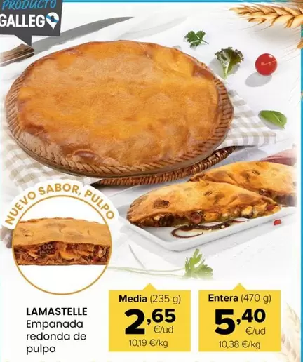 Lamastelle - Empanada Redonda De Pulpo