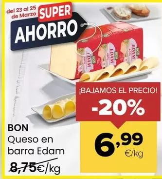 Bon - Queso En Barra Edam
