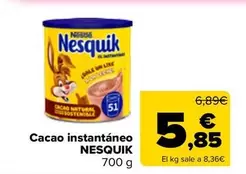 Nestlé - Cacao Instantaneo Nesquik