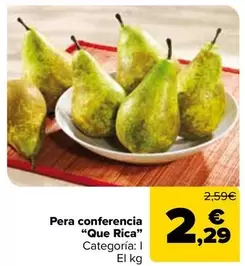 Pera Conferencia "Que Rica"