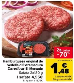 carrefour - Hamburguesa original de vedella d'Extremadura El Mercado